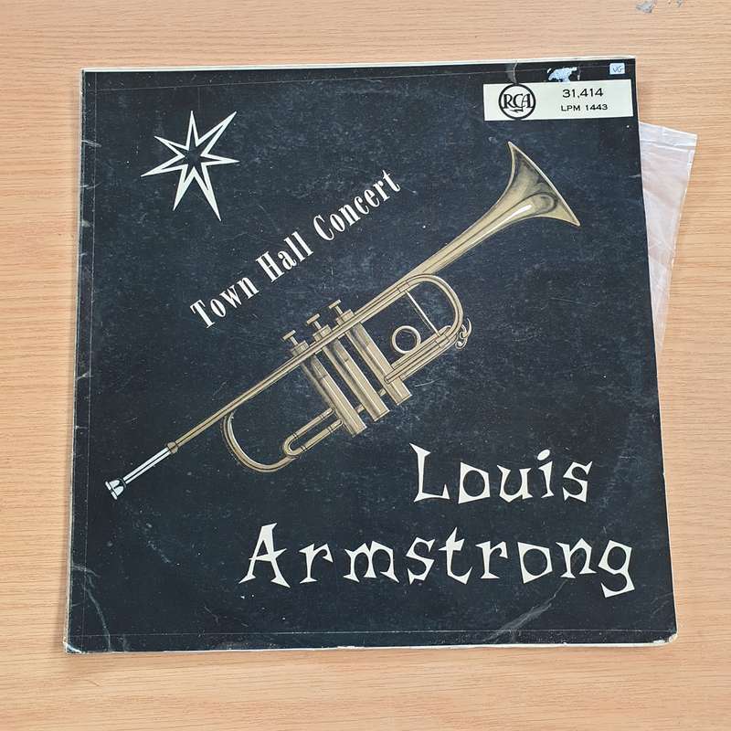 Louis Armstrong  Louis Armstrong's Town Hall Concert - Vinyl LP Record  (VG)