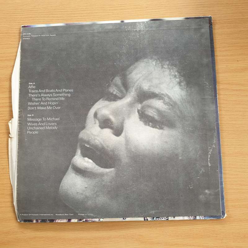 Dionne Warwicke  Alfie - Vinyl LP Record  (VG+)