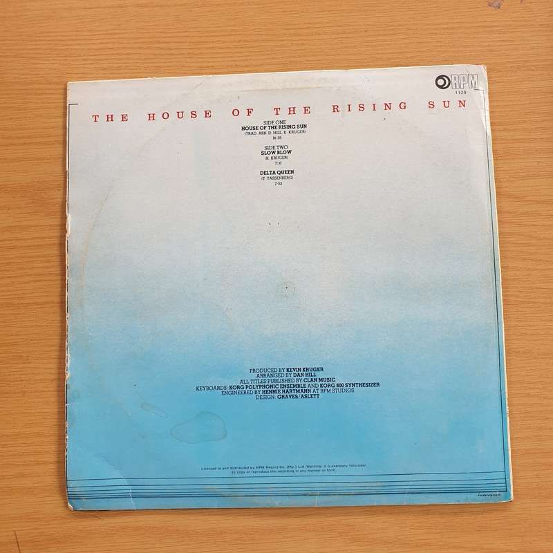HOT R.S.  House Of The Rising Sun  - Vinyl LP Record  (VG-)