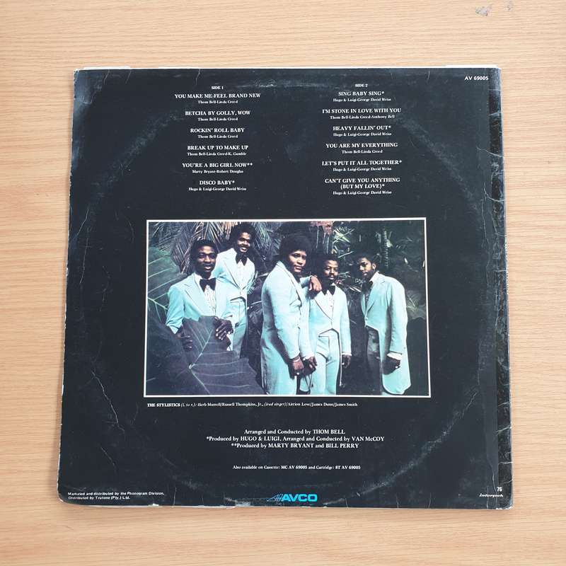 The Stylistics  The Best Of The Stylistics - Vinyl LP Record  (VG+)