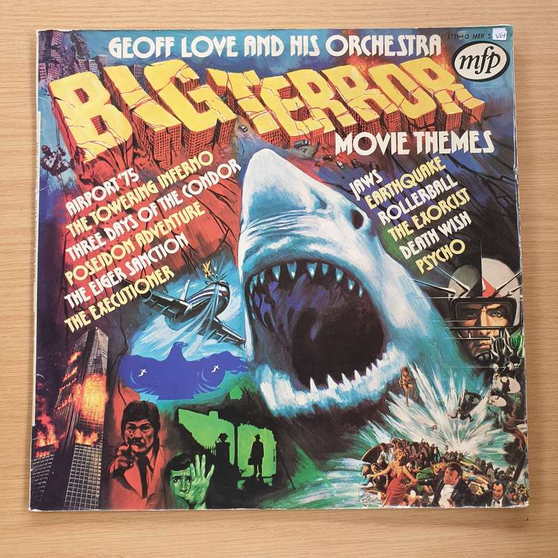 Geoff Love and His Orchestra - Big Terror Movie Themes - Vinyl LP Record  (VG+)