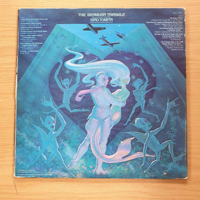 Tomita  The Bermuda Triangle - Vinyl LP Record  (VG+)