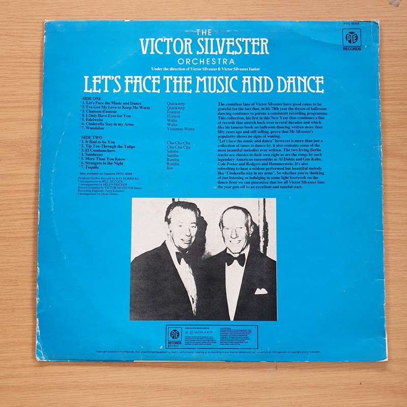 Victor Sylvester - Let's Face The Music And Dance - Vinyl LP Record  (VG+)