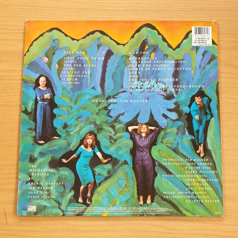 The Manhattan Transfer  Brasil - Vinyl LP Record  (VG+)