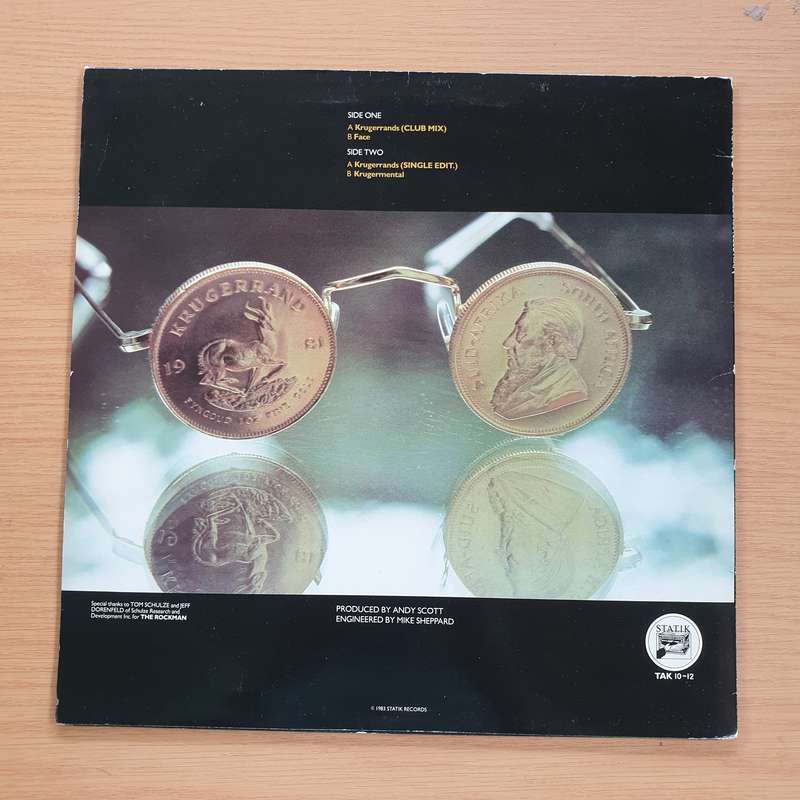 Andy Scott  Kruger Rands - Vinyl LP Record  (VG+) (krugerrands)