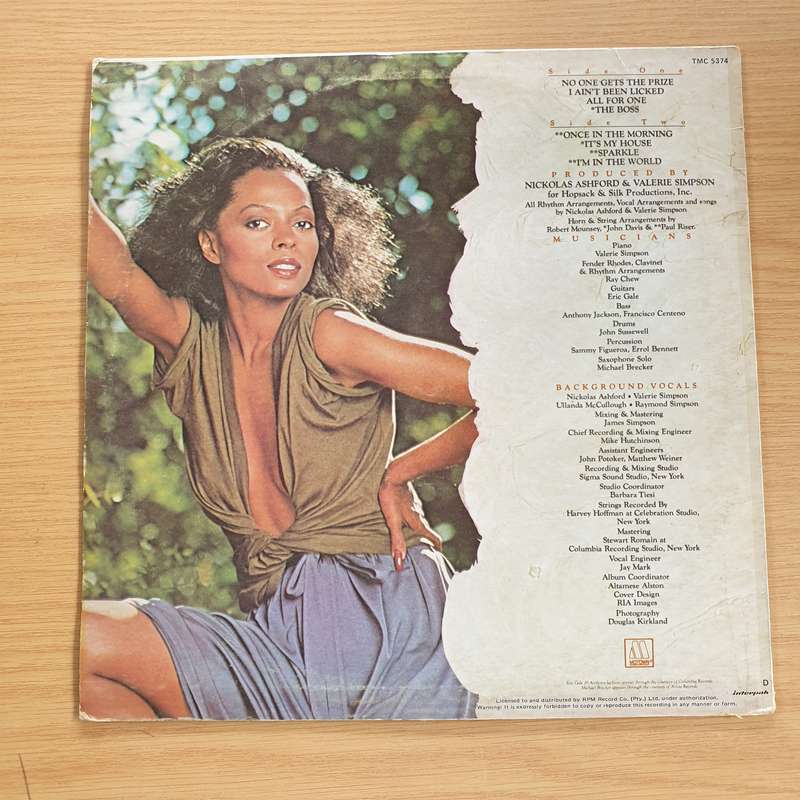 Diana Ross  The Boss - Vinyl LP Record  (VG+)