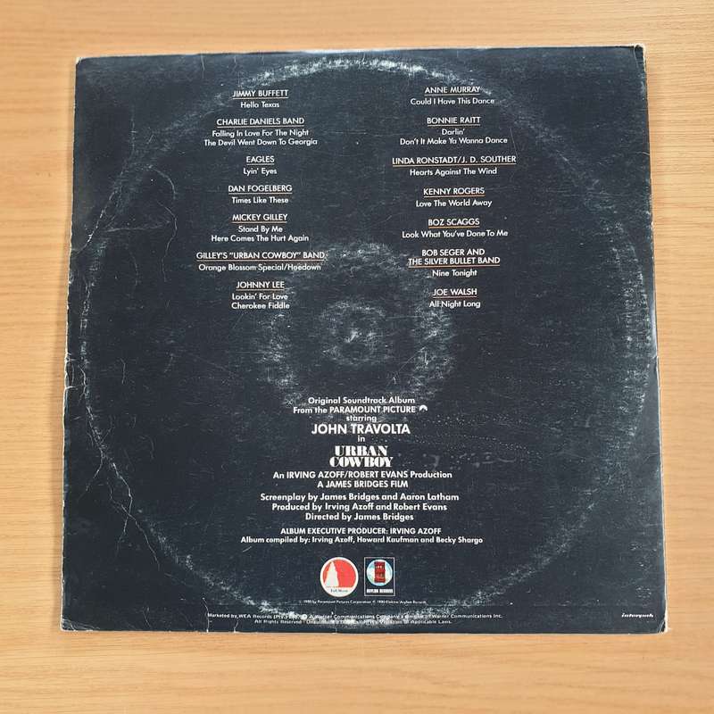 Urban Cowboy (Original Motion Picture Soundtrack) - Double Vinyl LP Record (VG+)