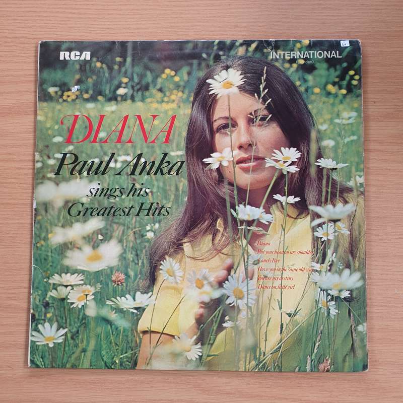 Paul Anka  Diana - Sings his Greatest Hits - Vinyl LP Record  (G+)