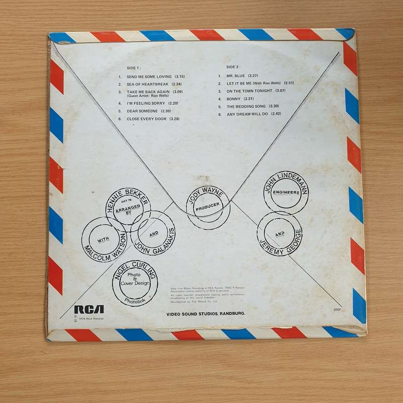 Jody Wayne  Send Me Some Loving - Vinyl LP Record  (VG+)