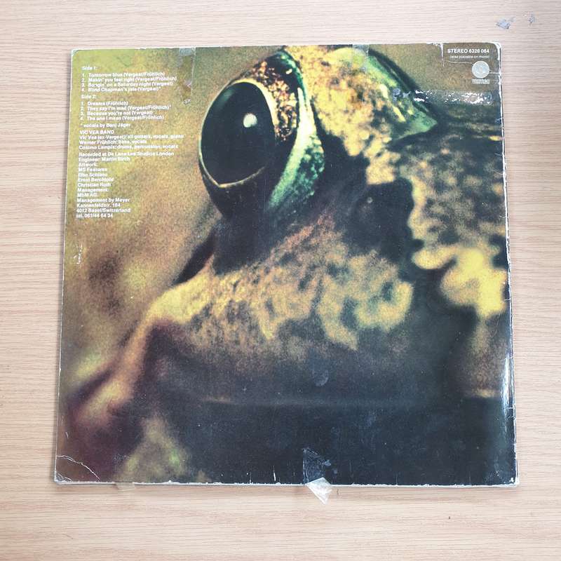 Vic Vea Band  Toad - Vinyl LP Record  (VG+)