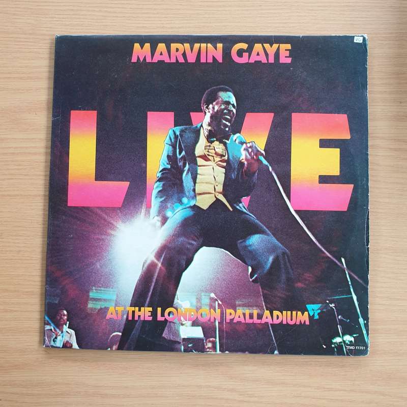 Marvin Gaye  Marvin Gaye Live at the London Palladium - Vinyl LP Record  (VG)