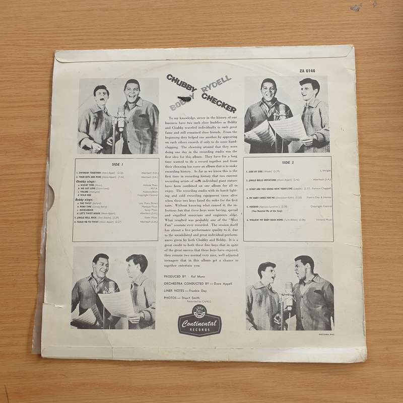 Chubby Checker, Bobby Rydell  Bobby Rydell / Chubby Checker - Vinyl LP Record  (VG+)