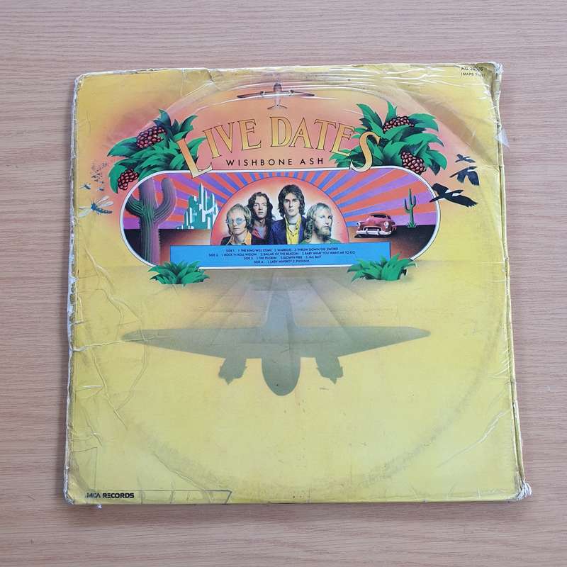 Wishbone Ash  Live Dates - Double  Vinyl LP Record  (VG)