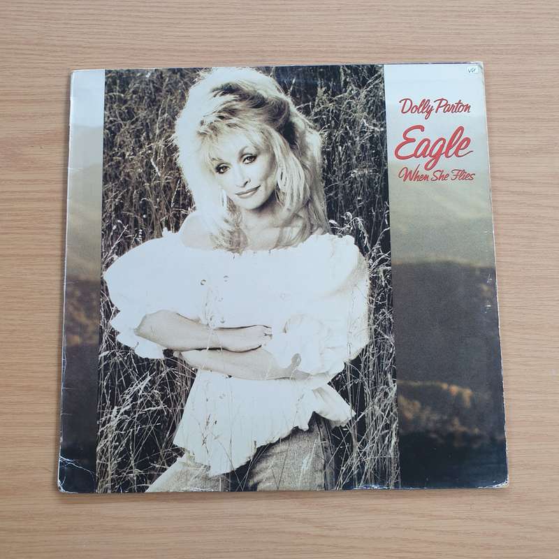 Dolly Parton  Eagle When She Flies -  Vinyl LP Record  (VG+)