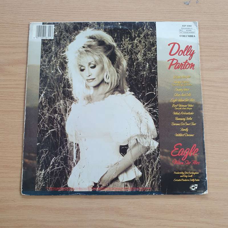 Dolly Parton  Eagle When She Flies -  Vinyl LP Record  (VG+)
