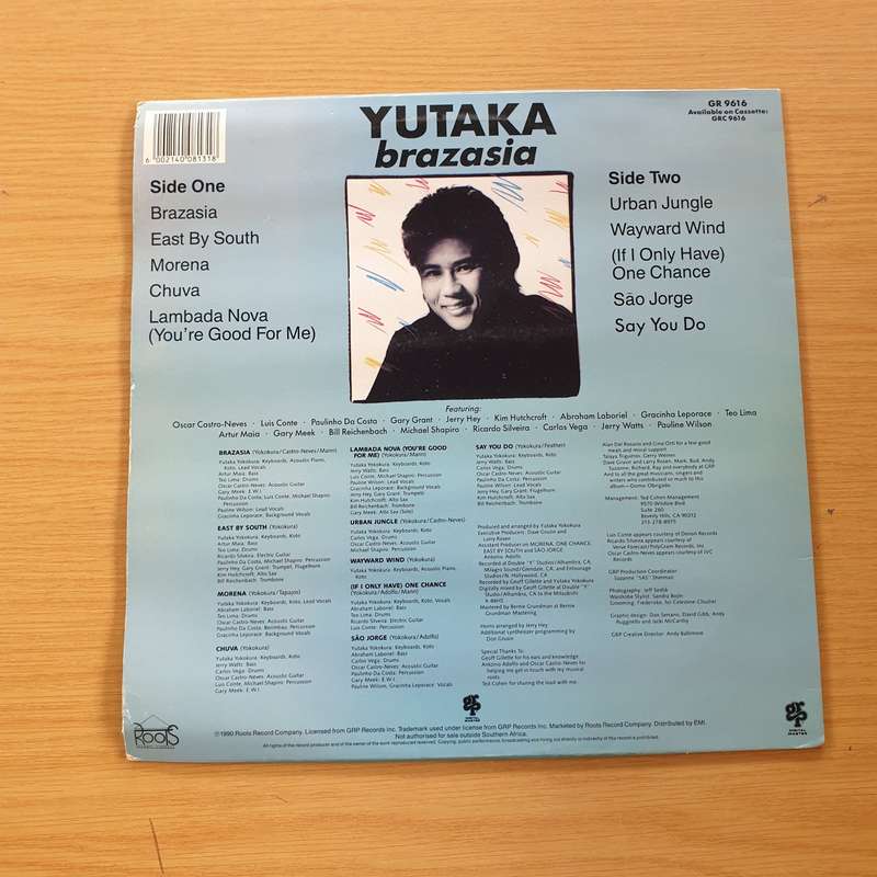 Yutaka  Brazasia -  Vinyl LP Record  (VG+)