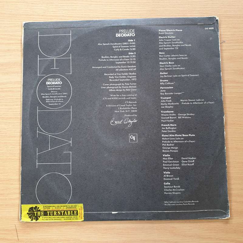 Deodata - Prelude  -  Vinyl LP Record  (VG+)