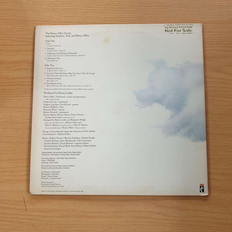 Rance Allen  Straight From The Heart - Vinyl LP Record  (VG+)