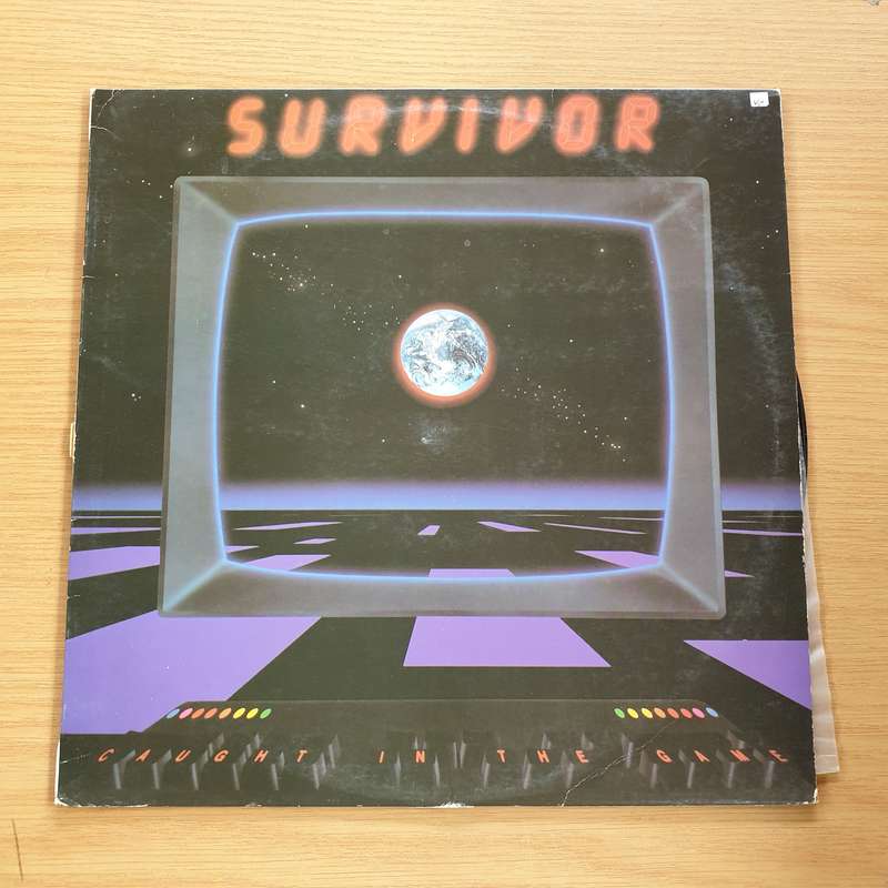 Survivor  Caught In The Game -  Vinyl LP Record (VG+)