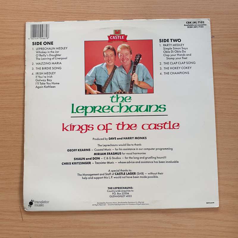 Leprechauns From Ireland  - Kings of The Castle Lager Beer - Vinyl LP Record  (VG+)