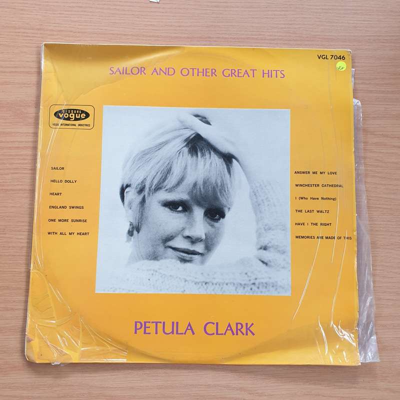 Petula Clark - Sailor and Other Great Hits  - Vinyl LP Record (VG+)