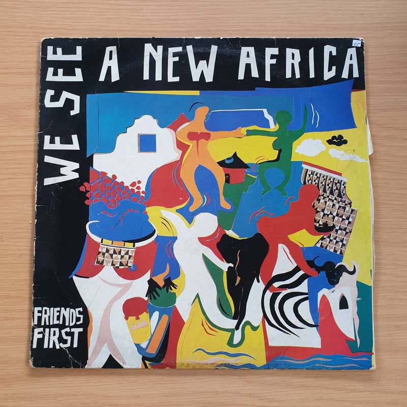 Friends First  We See A New Africa -  Vinyl LP Record - Very-Good+ Quality (VG+)