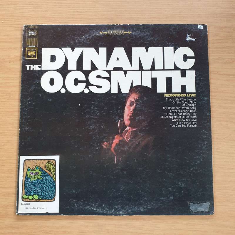 O. C. Smith  The Dynamic O. C. Smith - Recorded Live (CS) - Vinyl LP Record  (VG+)