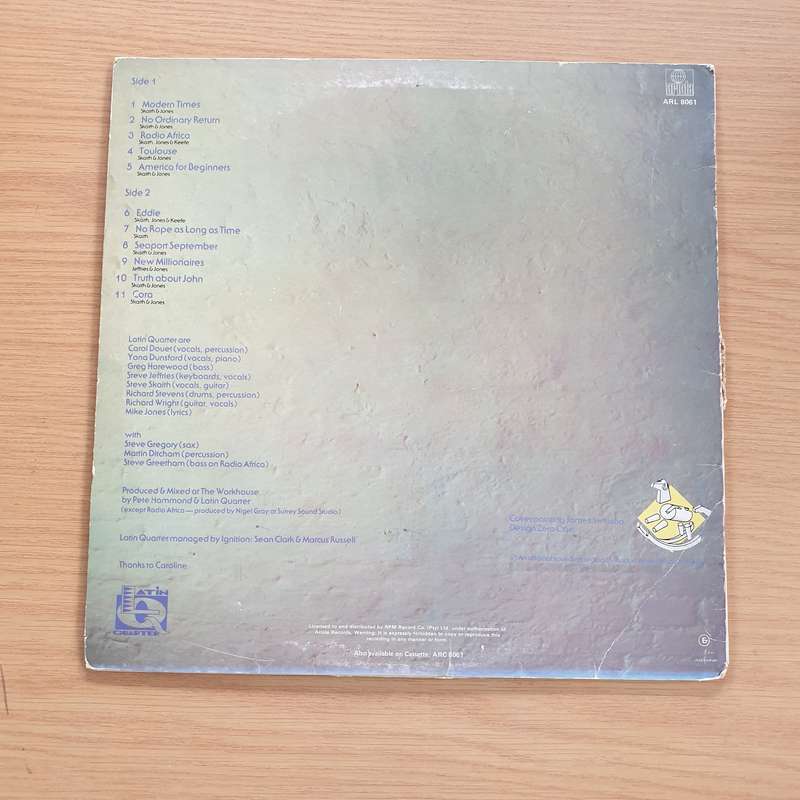 Latin Quarter  Modern Times - Vinyl LP Record (VG+)