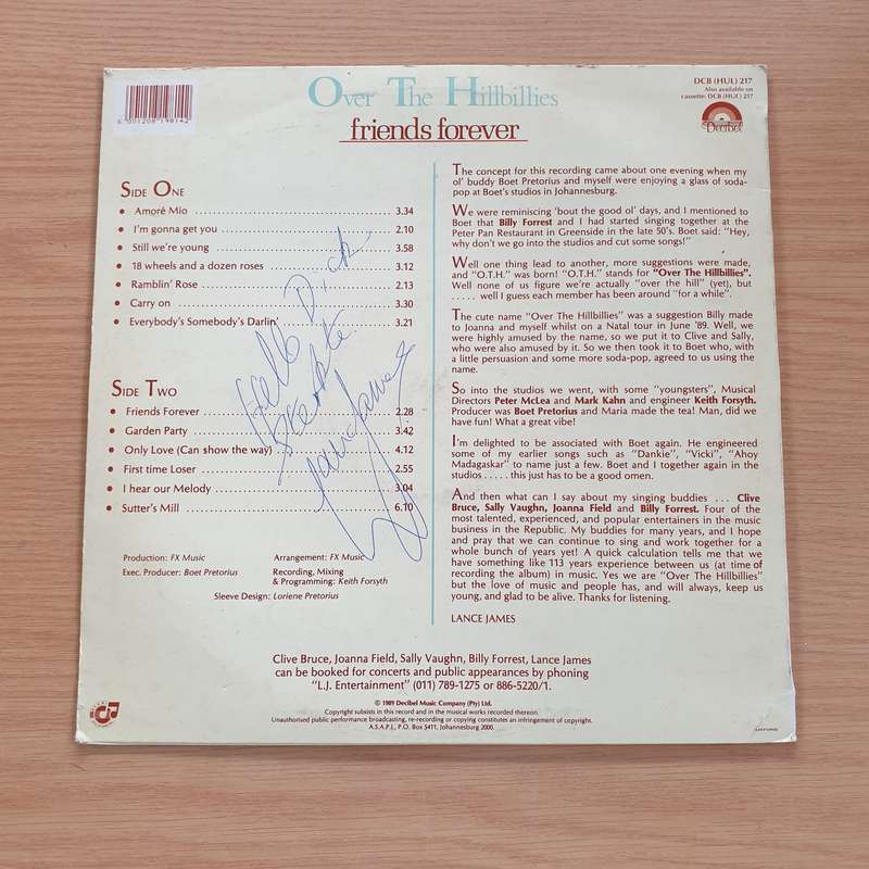Over The Hillbillies  Friends Forever -  Vinyl LP Record (VG+)