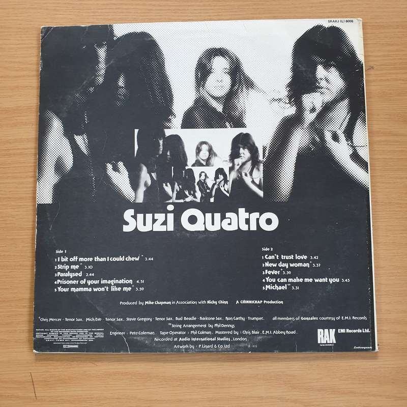 Suzi Quatro  Your Mama Won't Like Me -  Vinyl LP Record (VG+)