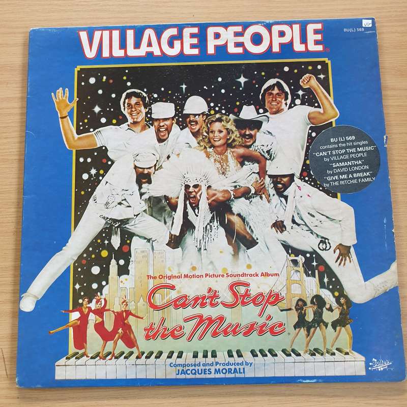 Village People  - Can't Stop the Music - Vinyl LP Record  (VG+)