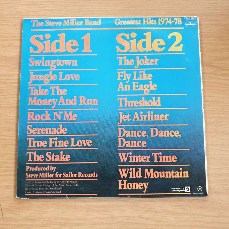 Steve Miller Band  Greatest Hits 1974-78   - Vinyl LP Record  (VG-)
