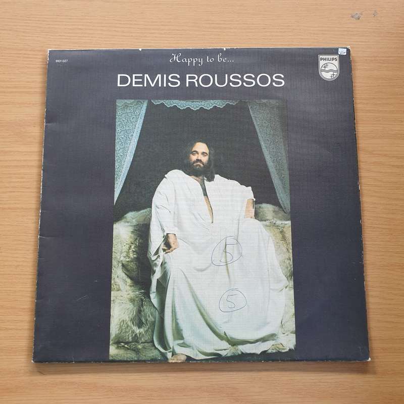 Demis Roussos  Happy To Be...  Vinyl LP Record (VG+)