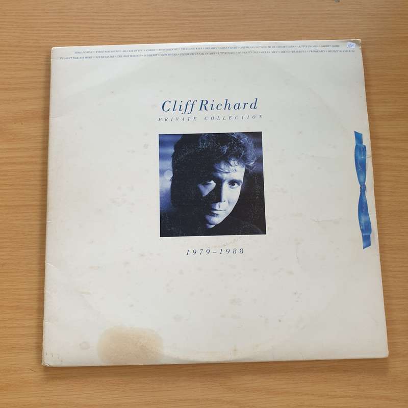 Cliff Richard - Private Collection  - 1979-1988 - Vinyl LP Record  (VG+)