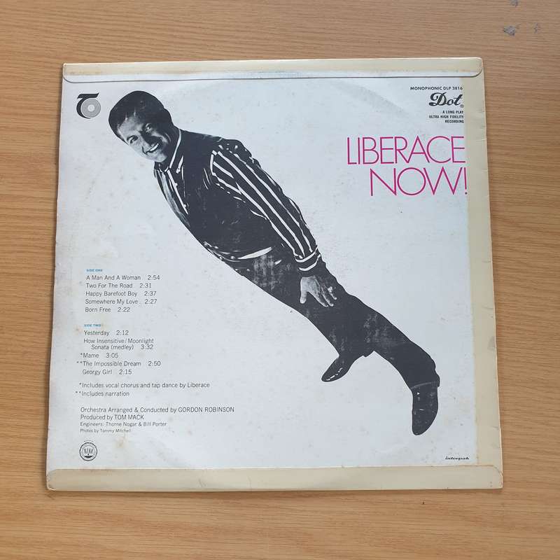 Liberace Now!    Vinyl LP Record (VG+)