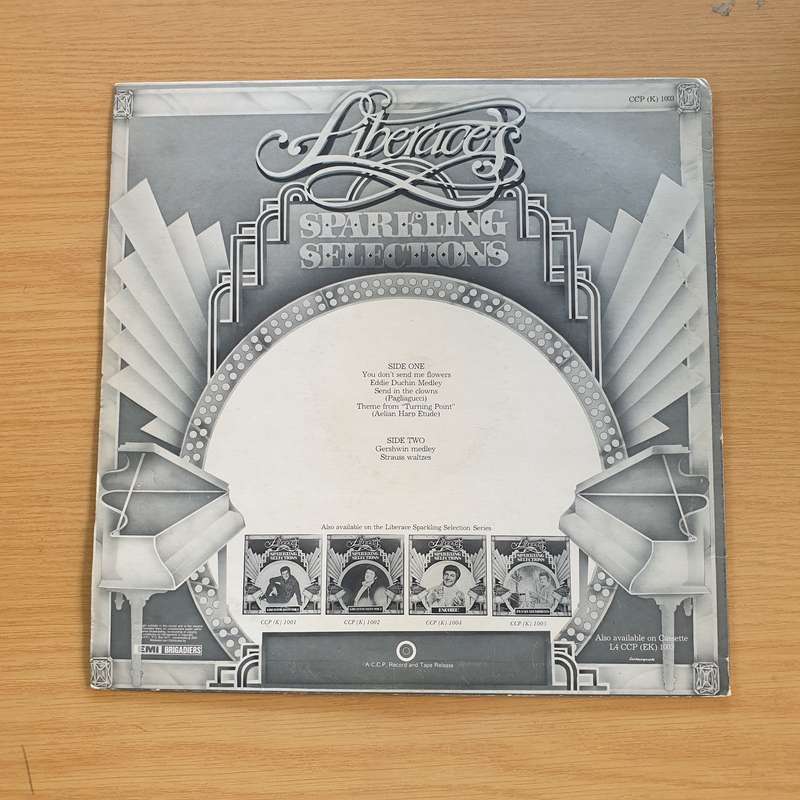 Liberace  Sparkling Selections - Showstoppers   Vinyl LP Record (VG+)