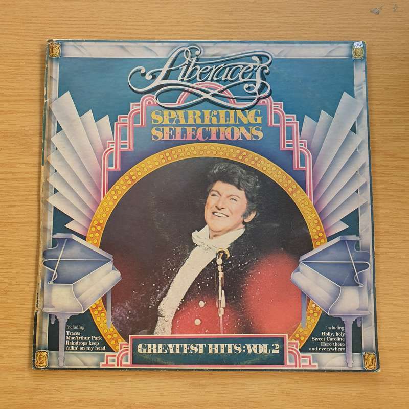 Liberace  Sparkling Selections - Greatest Hits Vol 2   Vinyl LP Record (VG+)