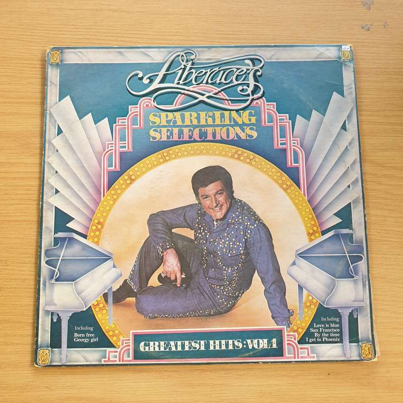 Liberace  Sparkling Selections - Greatest Hits Vol 1   Vinyl LP Record (VG+)
