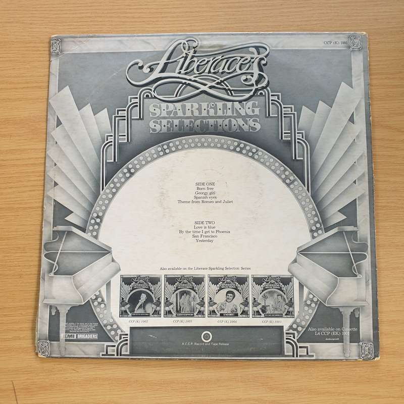 Liberace  Sparkling Selections - Greatest Hits Vol 1   Vinyl LP Record (VG+)