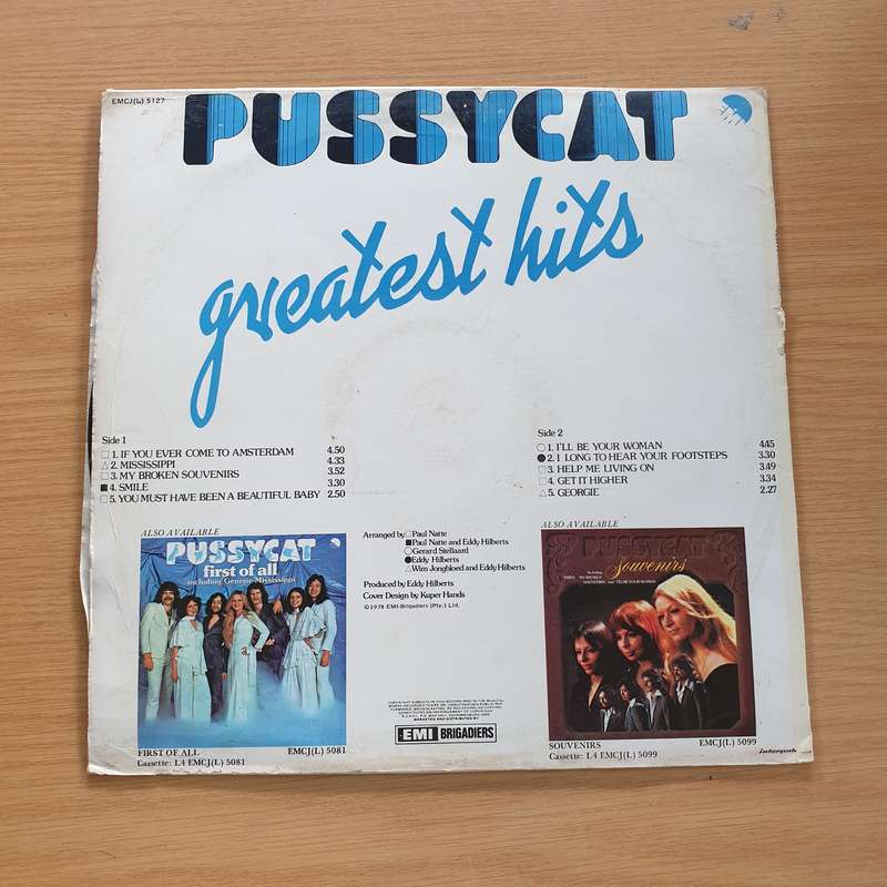 Pussycat - Greatest Hits - Vinyl LP Record (VG+)