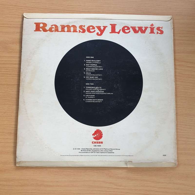 Ramsey Lewis  His Greatest Hits - Vinyl LP Record (VG+)