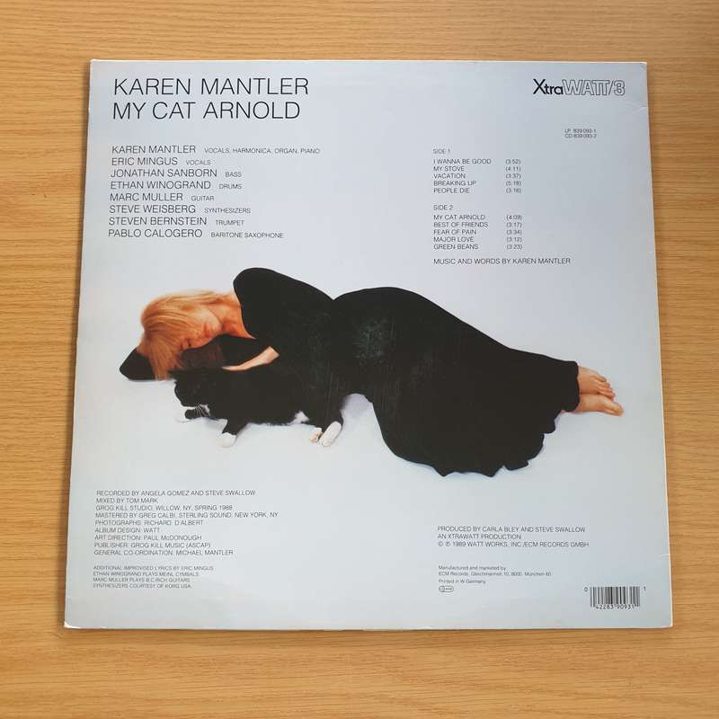 Karen Mantler  My Cat Arnold - Vinyl LP Record (VG+)