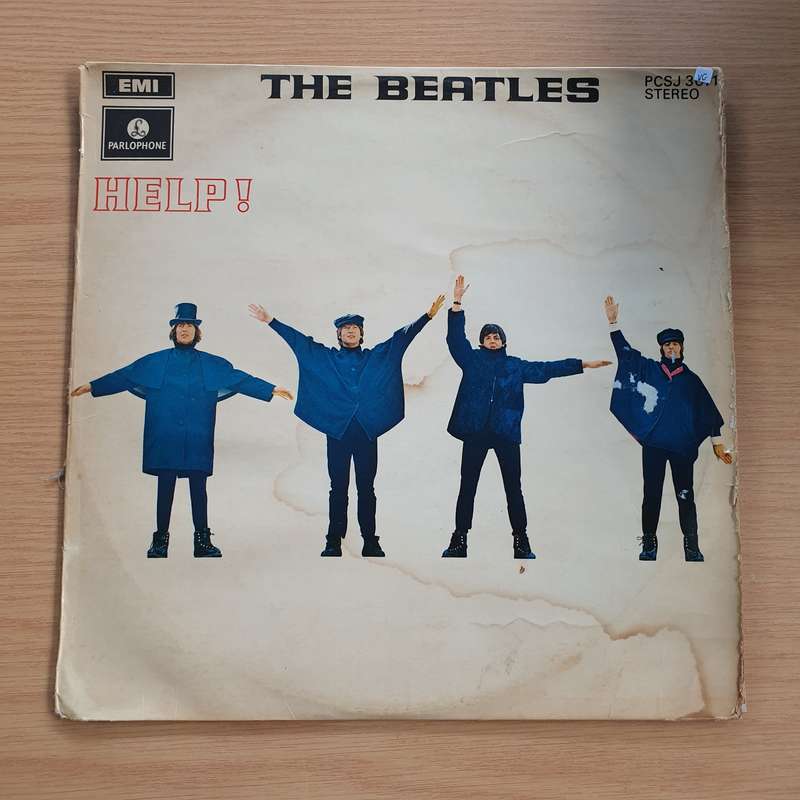 The Beatles  Help! - Vinyl LP Record - Very-Good Quality (VG)  (verry)