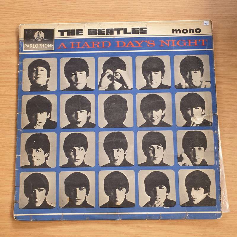 The Beatles  A Hard Day's Night (Mono) - Vinyl LP Record  (VG)