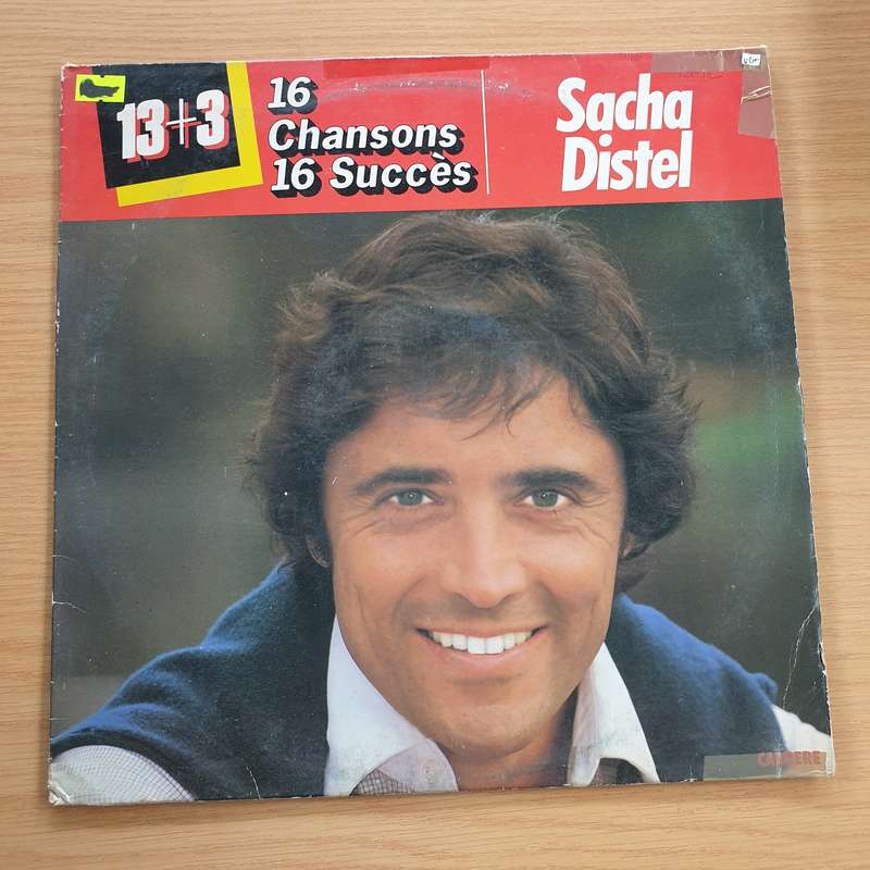 Sacha Distel  16 Chansons 16 Succès  - Vinyl LP Record (VG+)