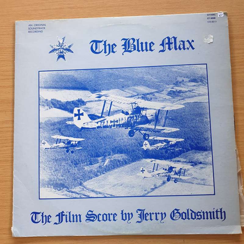 The Blue Max - Original Soundtrack Recording - Jerry Goldsmith  Vinyl LP Record (VG+)