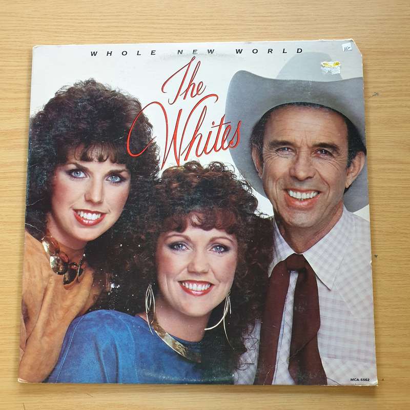 The Whites  Whole New World   Vinyl LP Record (VG+)