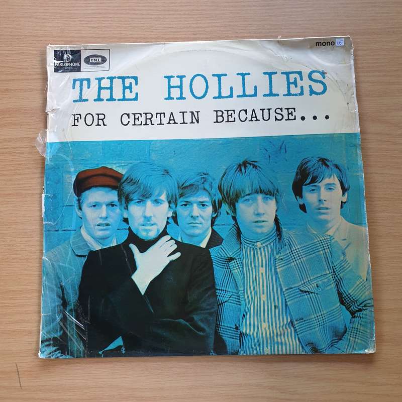 The Hollies  For Certain Because... - Vinyl LP Record  (VG-)