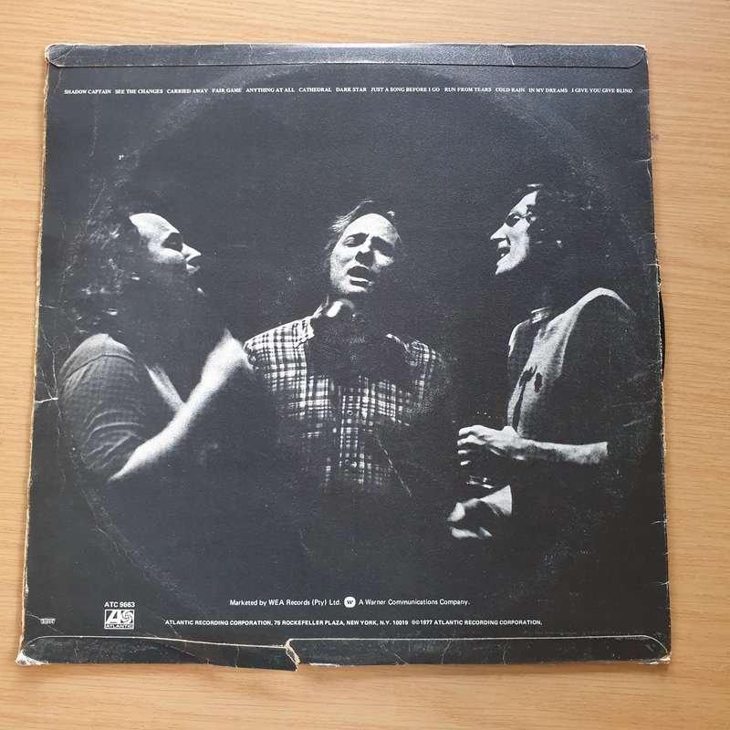 Crosby, Stills & Nash  CSN  - Vinyl LP Record  (VG)