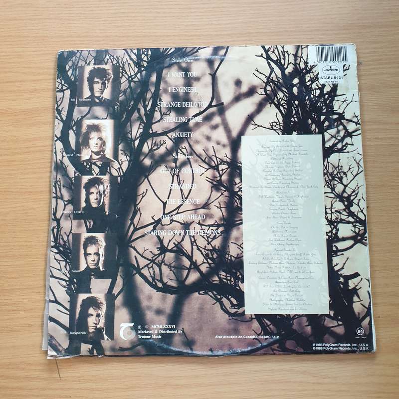 Animotion  Strange Behavior  Vinyl LP Record (VG+)
